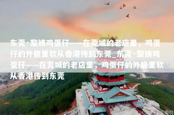 东莞·黎姨鸡蛋仔——在莞城的老店里，鸡蛋仔的外脆里软从香港传到东莞_东莞·黎姨鸡蛋仔——在莞城的老店里，鸡蛋仔的外脆里软从香港传到东莞