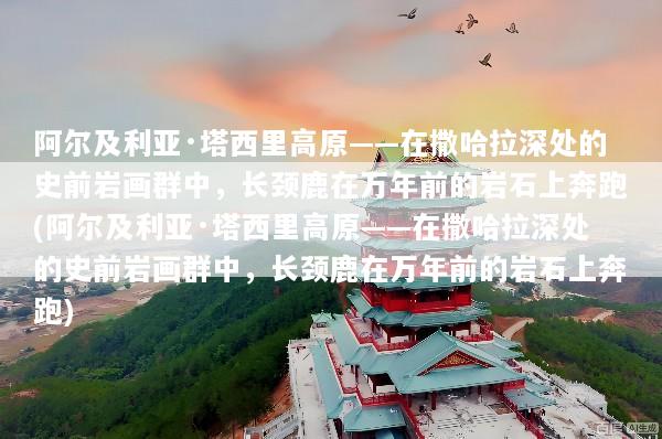 阿尔及利亚·塔西里高原——在撒哈拉深处的史前岩画群中，长颈鹿在万年前的岩石上奔跑(阿尔及利亚·塔西里高原——在撒哈拉深处的史前岩画群中，长颈鹿在万年前的岩石上奔跑)