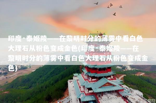 印度·泰姬陵——在黎明时分的薄雾中看白色大理石从粉色变成金色(印度·泰姬陵——在黎明时分的薄雾中看白色大理石从粉色变成金色)
