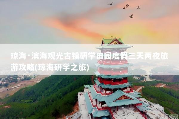 琼海·滨海观光古镇研学田园度假三天两夜旅游攻略(琼海研学之旅)
